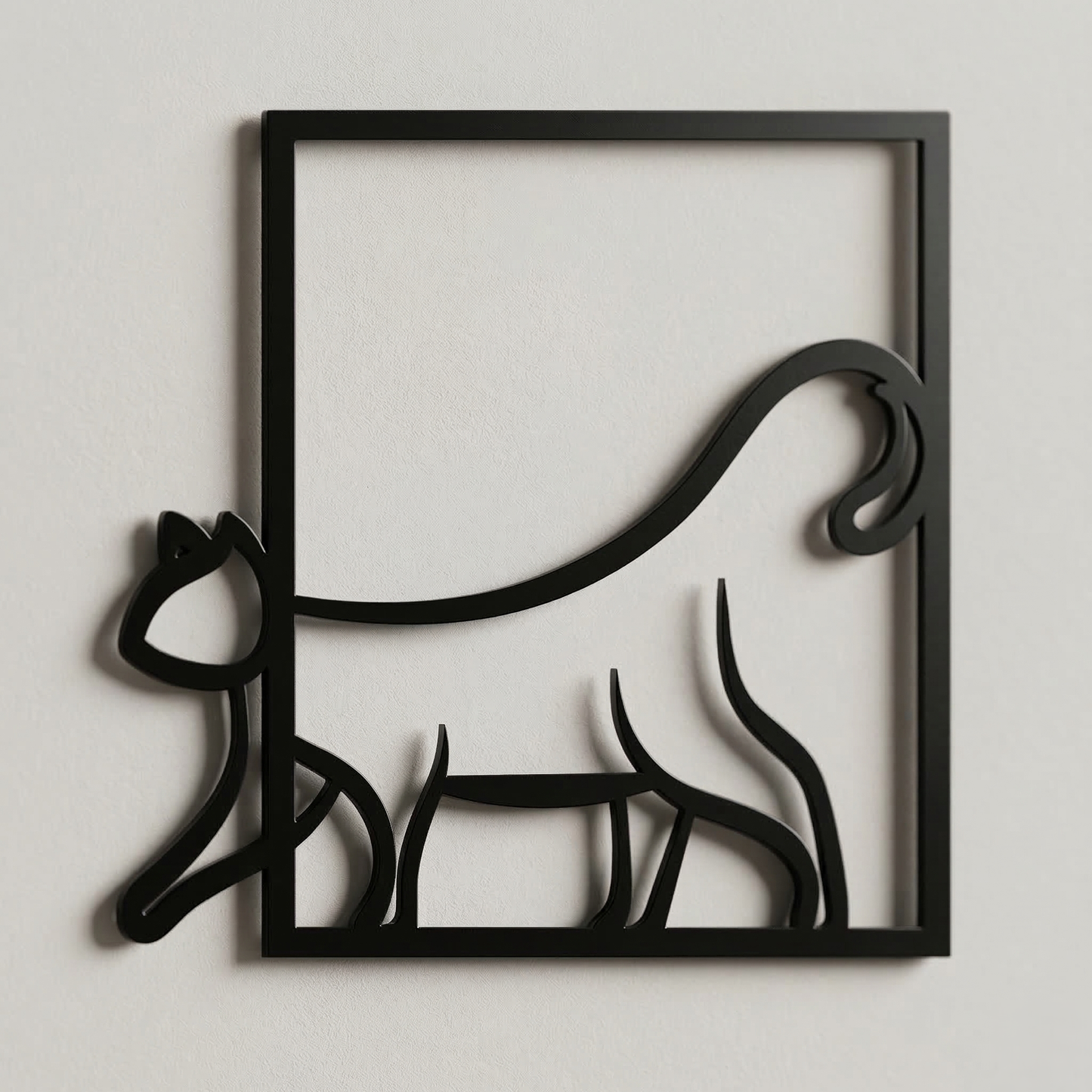 Modern Kedi Duvar Tablosu