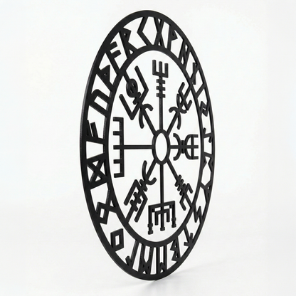 Viking Pusulası Dekoratif Duvar Tablosu